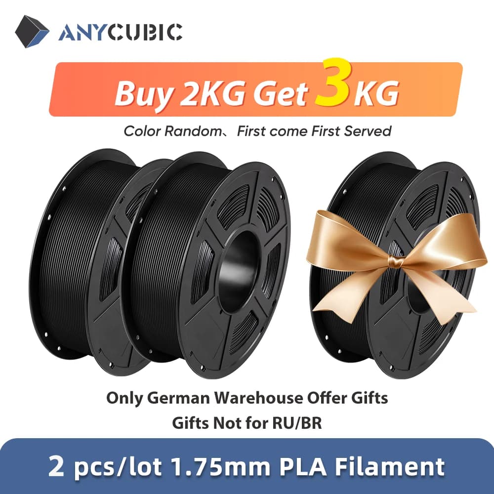 ANYCUBIC PLA 3D Printer Filament 1.75mm 1 kg/roll PLA Filament 3D Printing Material for Toy Printer 3D FDM