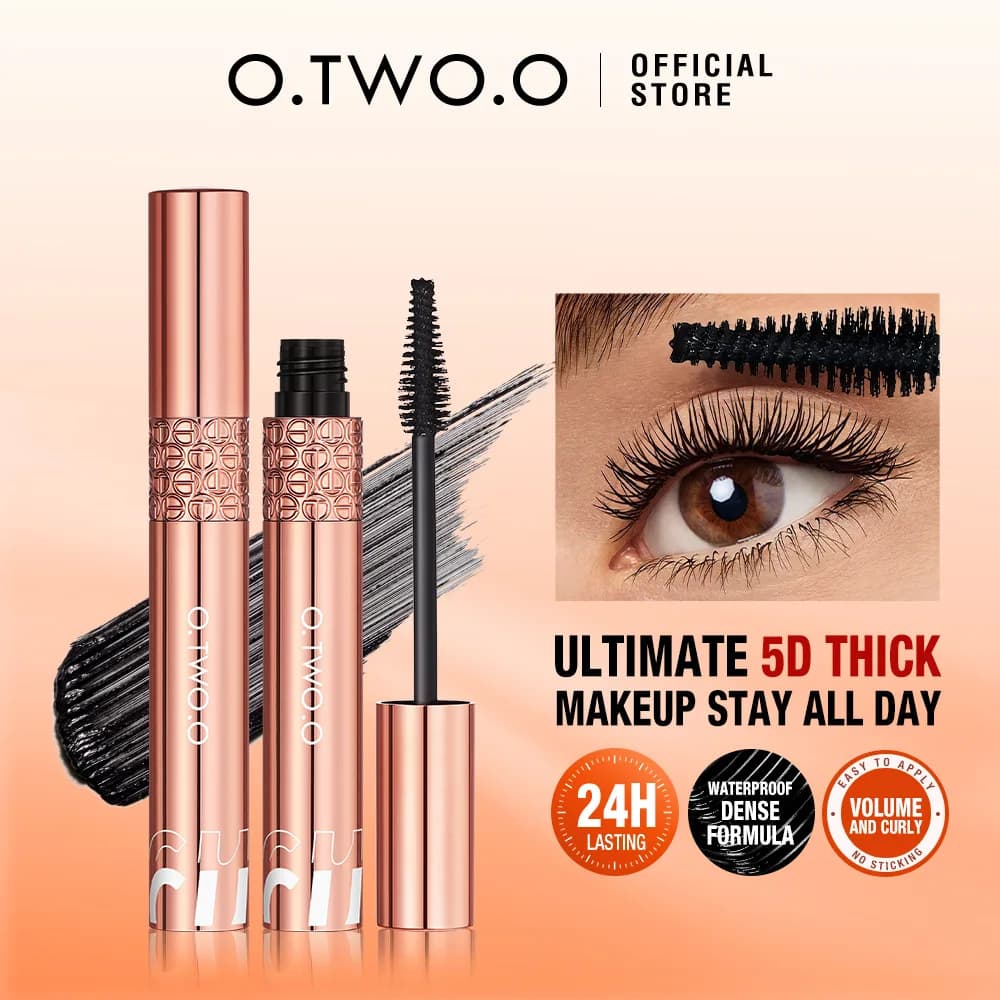 Mascara 3D Nero 7g, Volumizzante, Allungante, Incurvante, Impermeabile, Anti-sbavature, Lunga Durata, Trucco per Ciglia