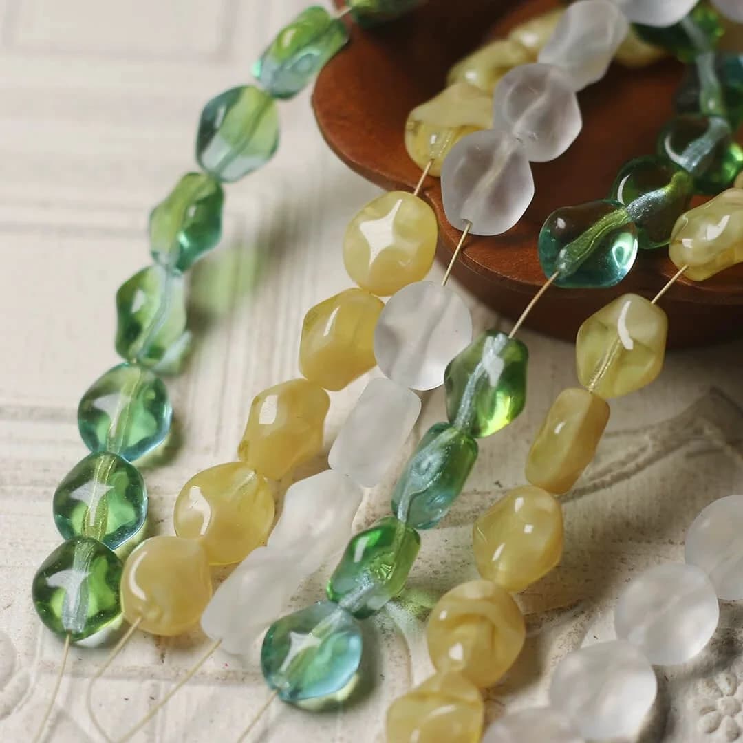 20pcs 9*8mm Loose Spacer Beads for Jewelry Making DIY Handmade Bracelets Earrings