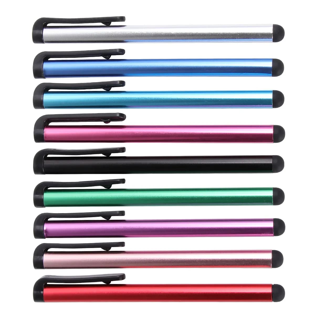 Penna capacitiva per touchscreen da 30 pezzi, penna stilo per disegnare, giocare, prendere appunti, email, telefono, tablet, laptop, leggera e sottile