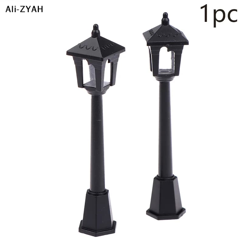 Lampioni LED in Miniatura per Giardini, Panchine e Paesaggi in Miniatura, Decorazioni per Case delle Bambole e Giardini delle Fate