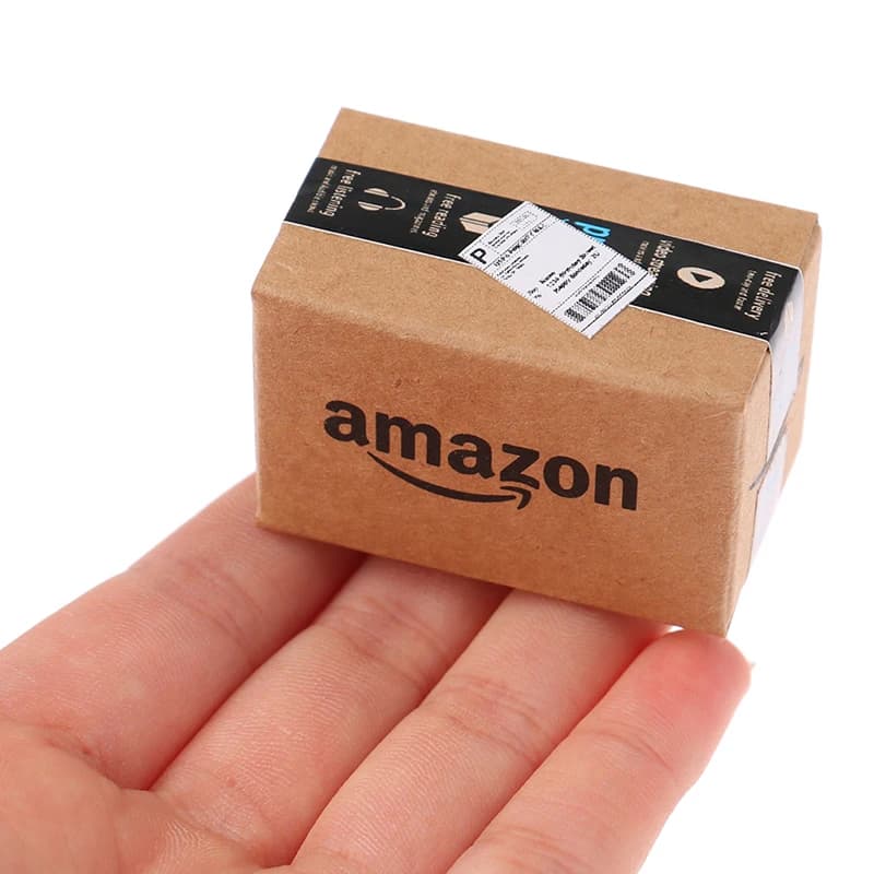1:12 Dollhouse Miniature Simulation Express Box Mini Carton Furniture Accessories Decor Toy For Christmas Party Candy Gift Box