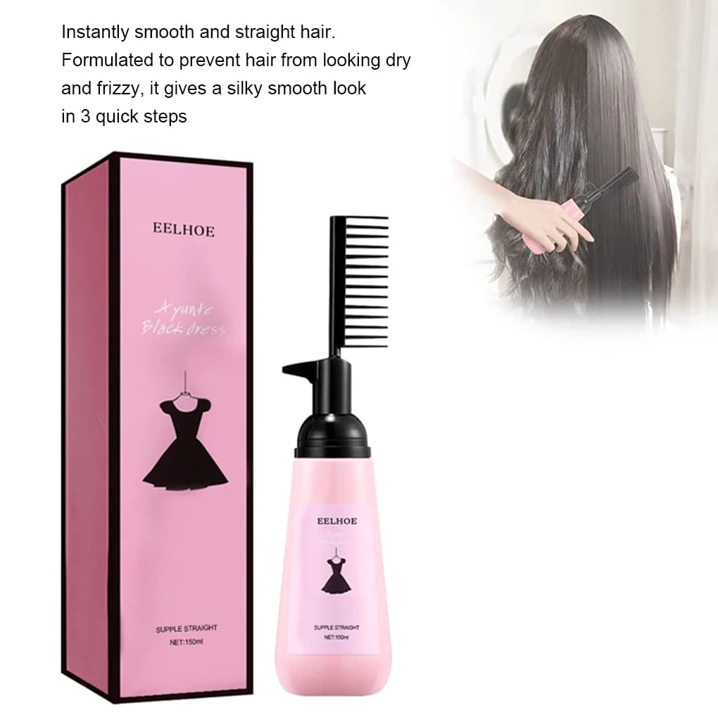 Universal smoothing cream for curly hair