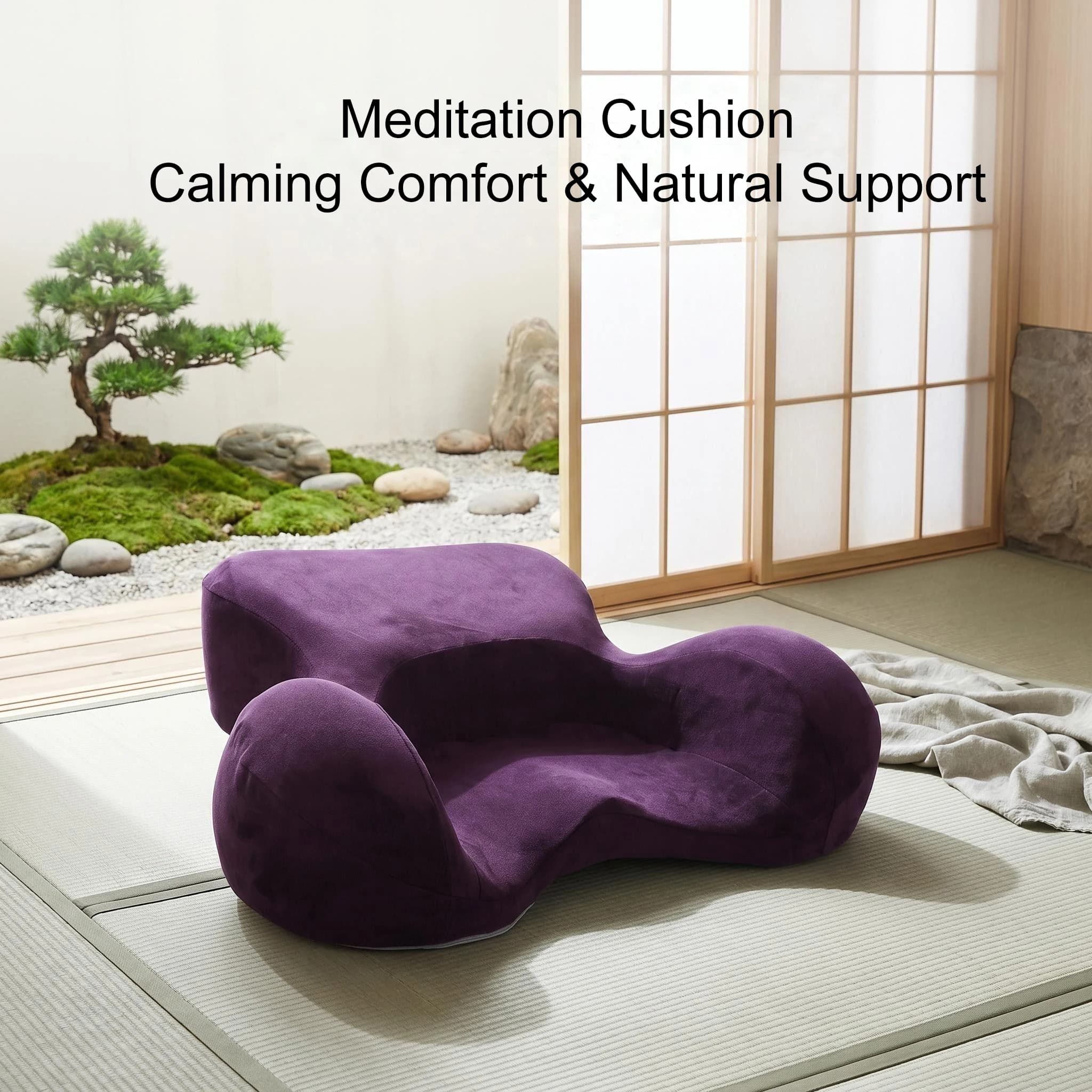 Meditation Cushion Comfortable Conforms To Ergonomics Suitable For Long Periods Of Sitting For Work Or Study Easy To Clean
