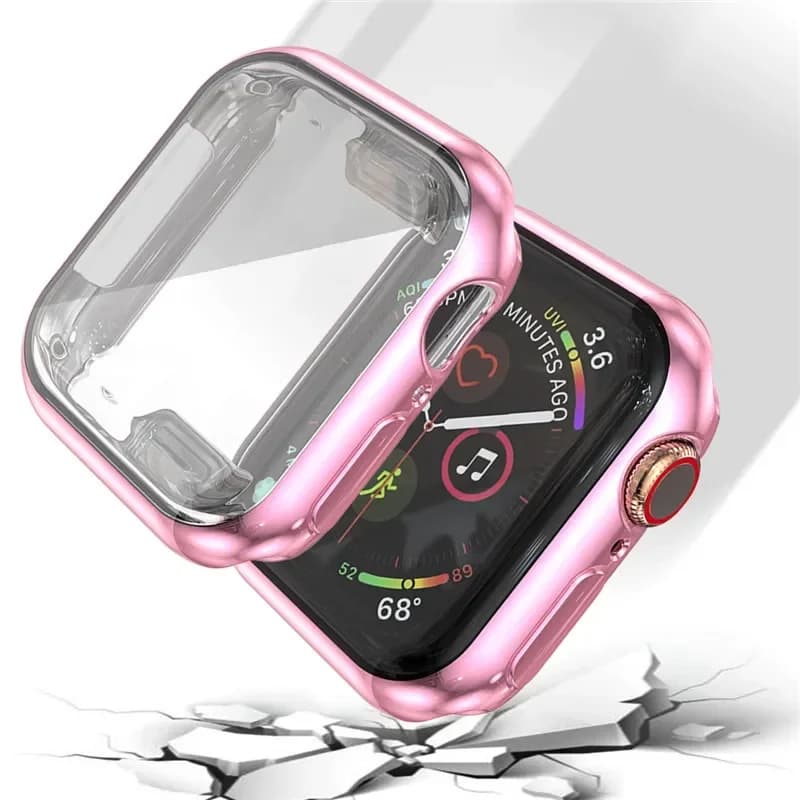 Custodia protettiva per schermo per Apple Watch band Series 8 7 Soft TPU 41mm 45mm 44mm 40mm 4mm 45mm iWatch 6 5 4 3 SE protettivo
