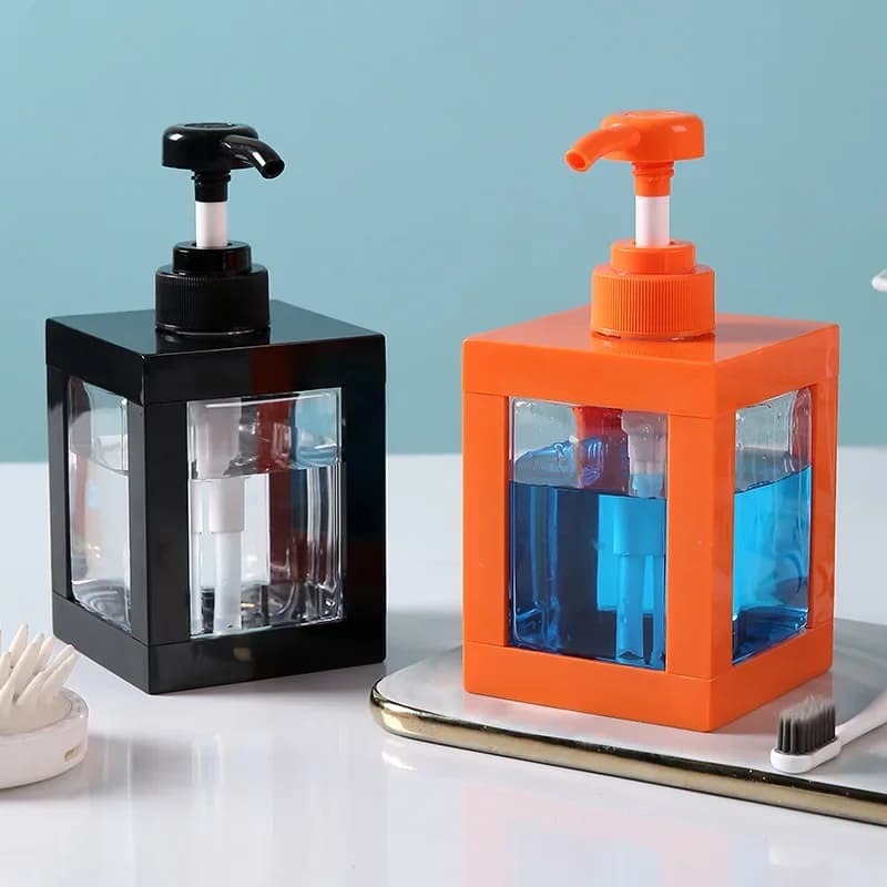 Dispenser di sapone liquido da cucina 750/500/1000 ml Pompa vuota Bottiglia di shampoo Piatto Contenitore di sapone Accessori per il bagno