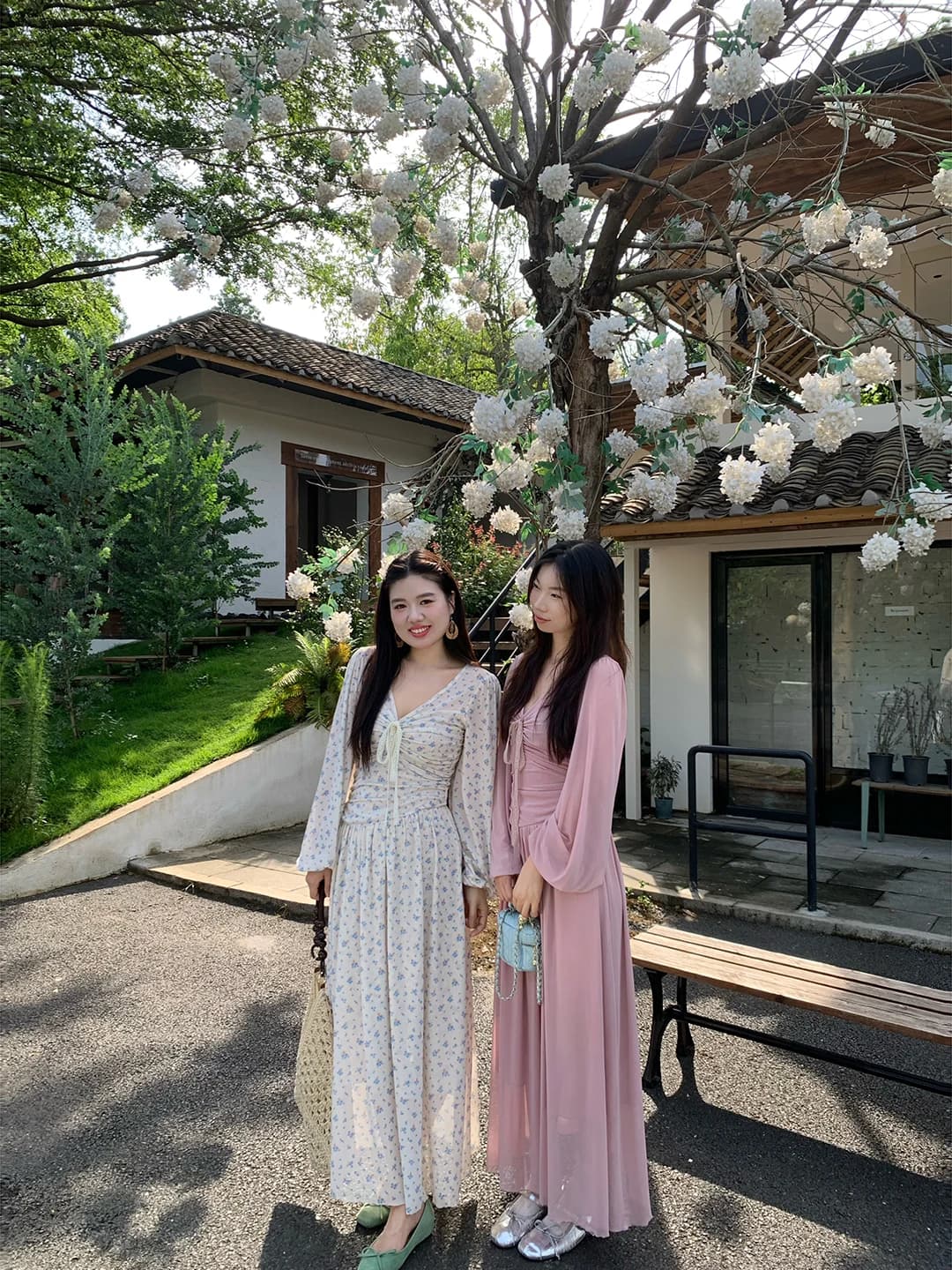Mimiz Micro plus Size Floral Print Dress Spring Season French Style X Version Long Sleeve Slim Fit Polyester Fabric Ladies Dress