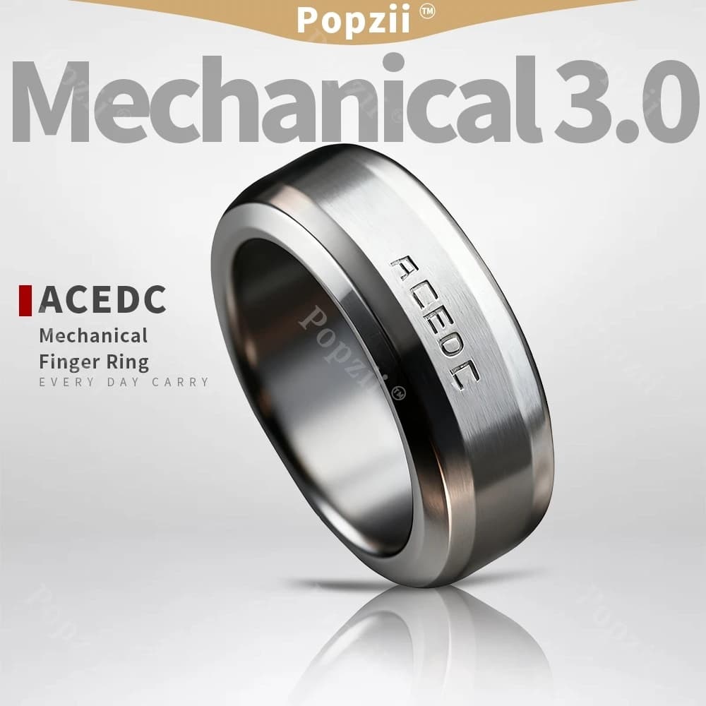ACEDC Meccanico 3.0 Anello da dito Giocattolo multifunzionale Fidget Spinner Punta delle dita Giroscopio Adulti Giocattolo antistress Agitarsi giocattoli
