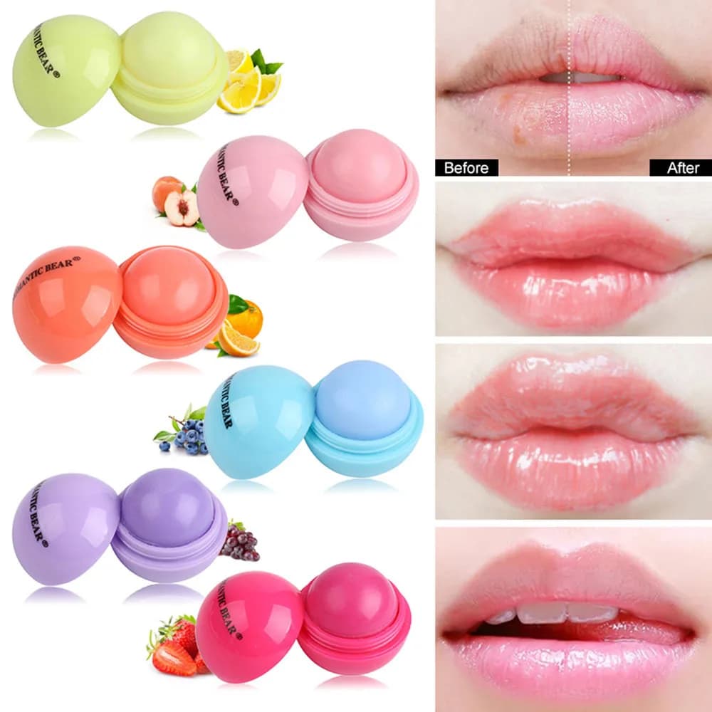 Natural Lip Balm for Fishing Long-Term Moisturizing Lips Change Temperature Color Lip Anti-drying Balm for Lip Care