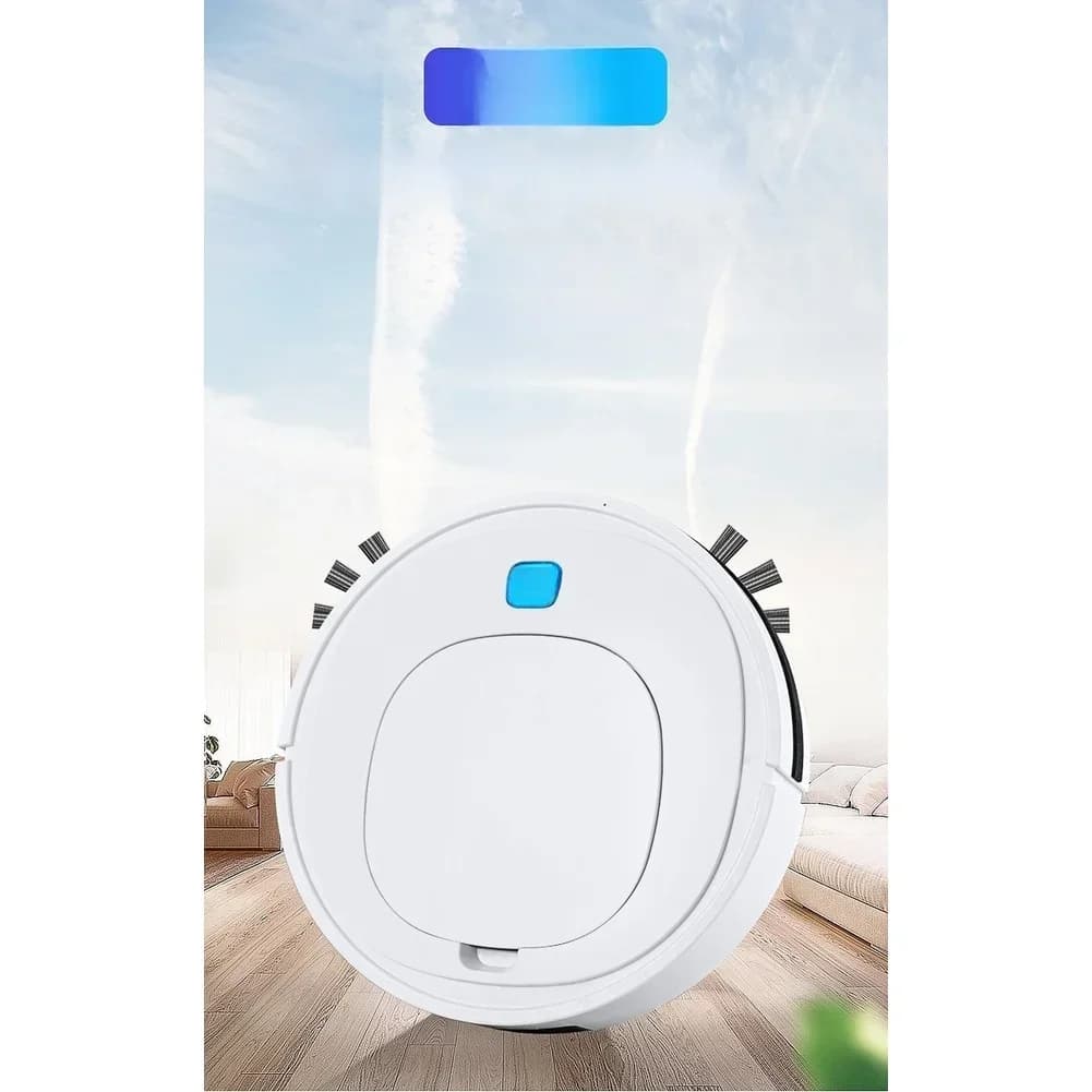 Robot aspirapolvere intelligente 32 cm, tutto in uno, per la pulizia efficiente di casa e peli di animali domestici, con USB.
