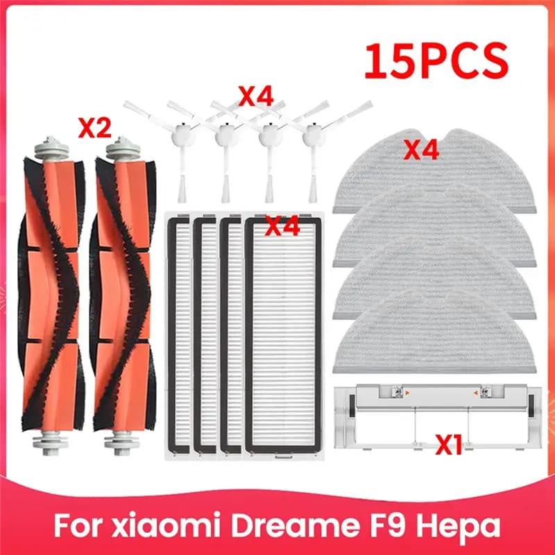 For Mijia 1C 1T Mi Robot Vacuum Mop Dreame F9 Hepa Filter Main Side Brush Mop Cloth Vacuum Cleaner Accessories-AT64