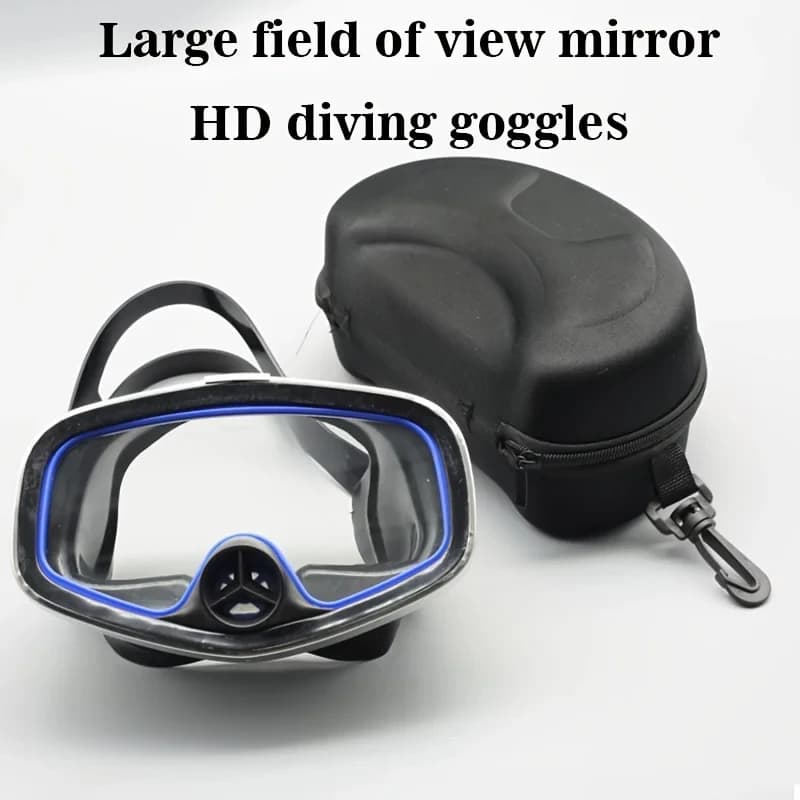 Professional swimwear for underwater mask for adults, anti-fog diving glasses, half snorkeling mask, snorkeling glasses equipment