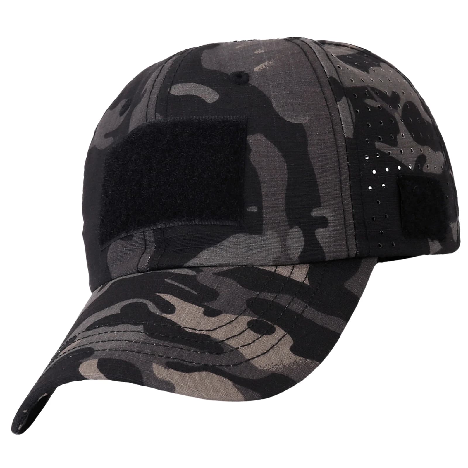 Unisex Camouflage Baseball Cap Breathable Sunscreen Hat Athletic Casual Baseball Cap for Hunting Hiking Camping Beach Fishing