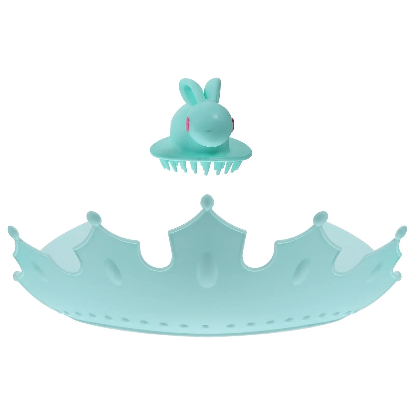 Visiera Protettiva per Lavaggio Capelli Bambini, Cappello da Bagno Regolabile per Neonati, Set Spazzola per Lavaggio, Cappello Impermeabile per Shampoo, Protezione per Doccia per Bambini