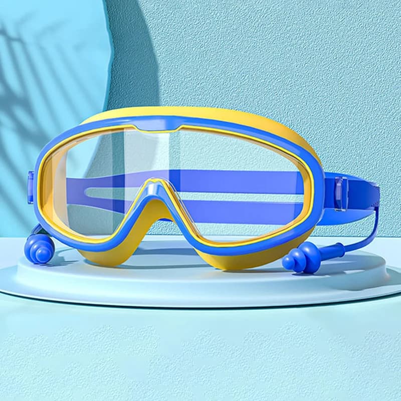 3 to 15 years old swimwear, anti-fog, no water leaks, wide and clear vision, swimming glasses for boys and girls, pool and beach accessories