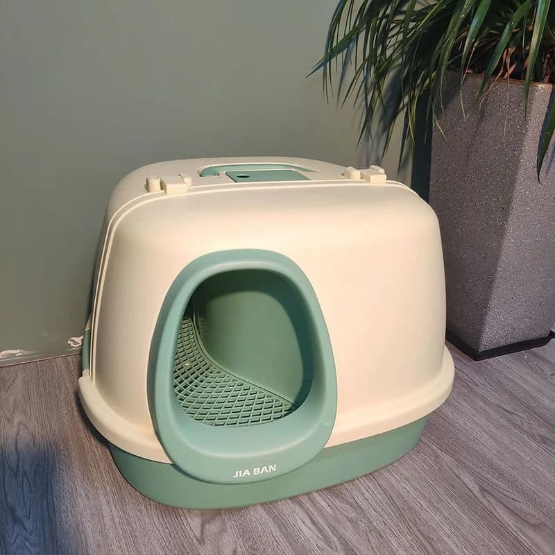 Lettiera chiusa per corridoio Toilette per gatti Corridoio lungo Prodotti per la pulizia degli animali domestici a prova di lettiera Forniture Accessori per deodorizzazione Padelle