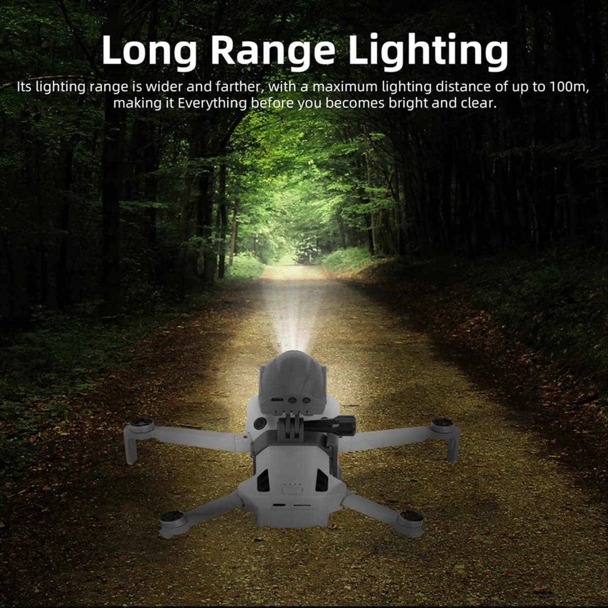 A56G-SUNNYLIFE per Mini 4 Pro/Air 3 Proiettore Burst Light Drone Multifunzione Modello di aggiornamento universale Volo notturno Tiro Li