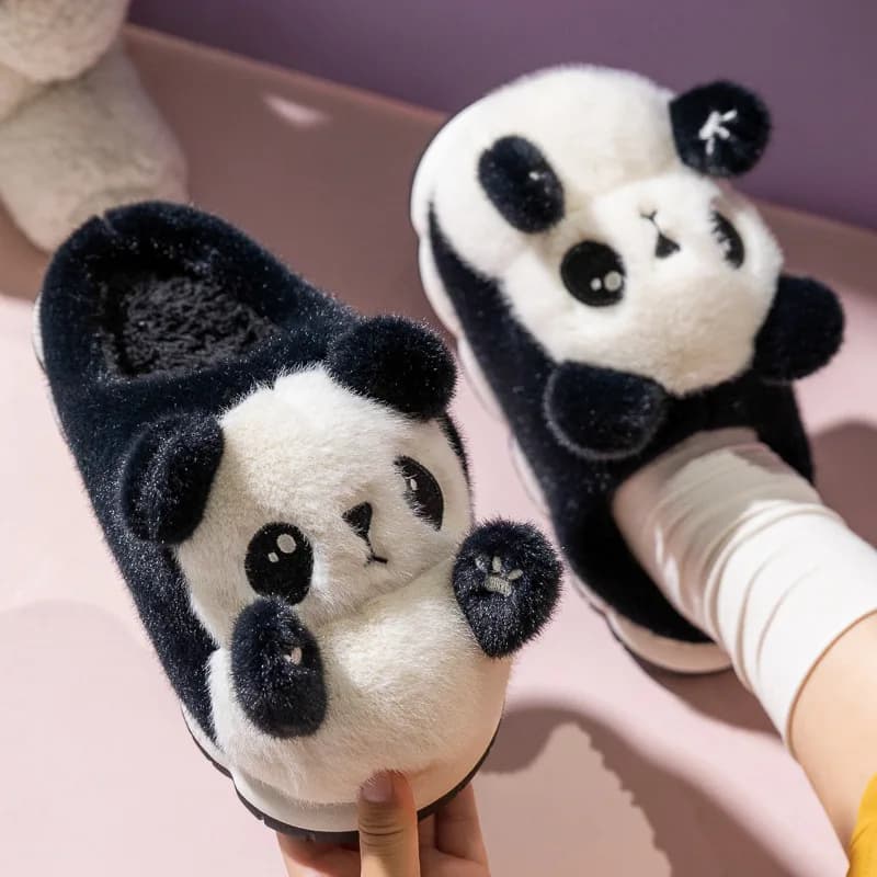 New shoes cudddling moccasins winter woman slides slippers woman soft slip on women shoes hot animals fuzzy home slippers