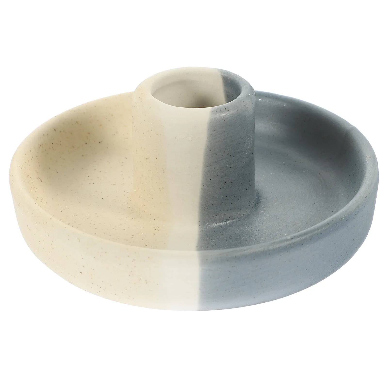 Portaincenso in Ceramica per Purificazione con Salvia, Bruciatore di Incenso Portatile in Legno, Supporto Decorativo da Tavolo per Aromaterapia