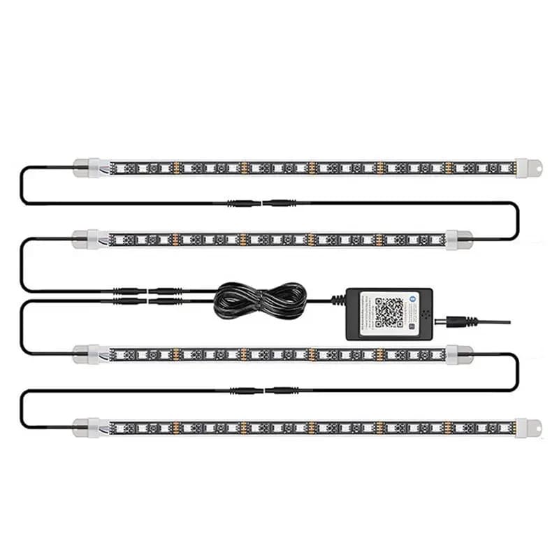 Luci LED Sottoscocca per Auto, Strisce Luminose Multicolore con Controllo APP, Kit Accessori per Illuminazione Esterna Auto