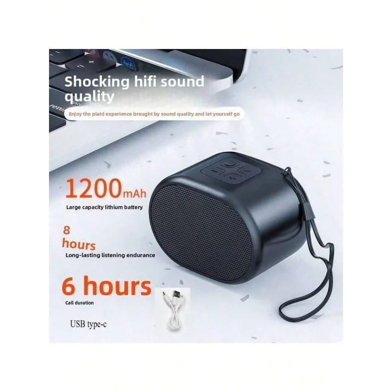 "2025 B62 Bluetooth Outdoor portatile Mini Bass Subwoofer Altoparlante da tavolo ad alto volume Regalo per la casa e i viaggi