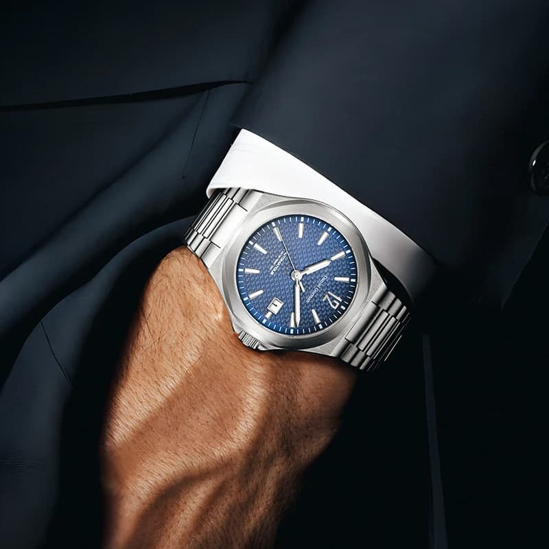 DANIEL GORMAN DESIGN Orologio meccanico automatico da uomo originale 43MM Orologio da uomo con specchio in zaffiro impermeabile 50M
