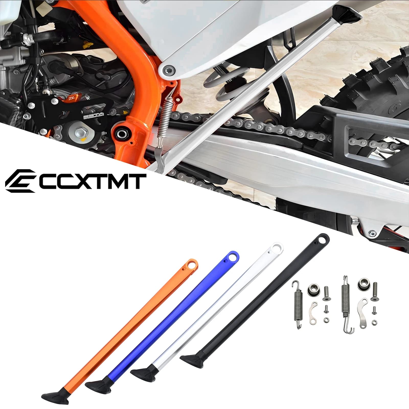 Cavalletto laterale per parcheggio CNC per moto per Husaberg Husqvarna FE TE 125-501cc per KTM SX SXF XC XCF XCW XCFW EXC EXCF EXCR