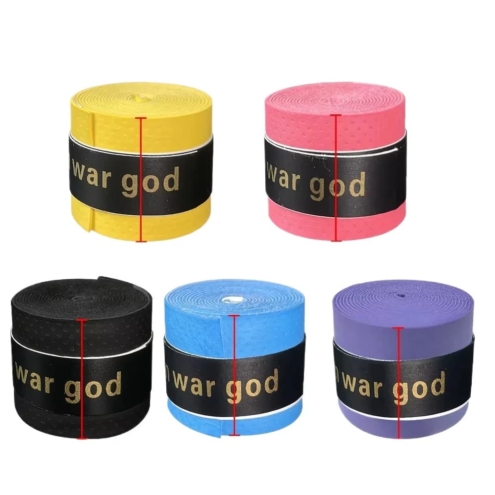 Wrap grip for precut rubber tennis racket, non-slip, which absorbs sweat, comfortable handle for badminton pickleball cushion