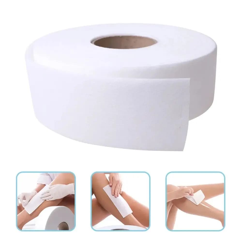 Carta per la depilazione carta per la depilazione usa e getta carta cerata per il corpo in tessuto Non tessuto striscia di cera epilatore di carta per il braccio della gamba