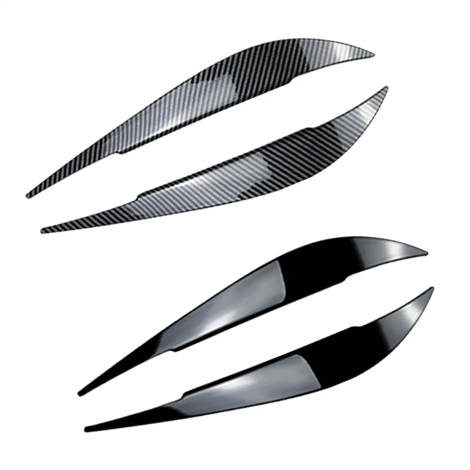 Accessori per auto con rivestimento del coperchio dell'occhio del faro anteriore da 2 pezzi per BMW Serie 4