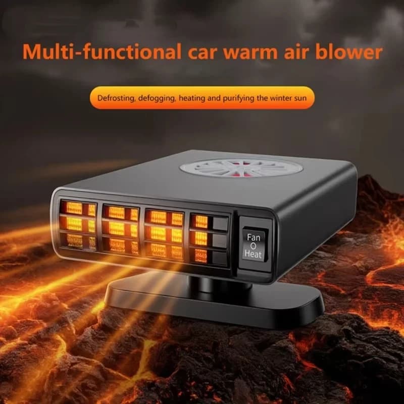 Riscaldatore per auto 12V e 24V, ventola elettrica di raffreddamento e riscaldamento, sbrinatore e disappannatore per parabrezza, accessori auto