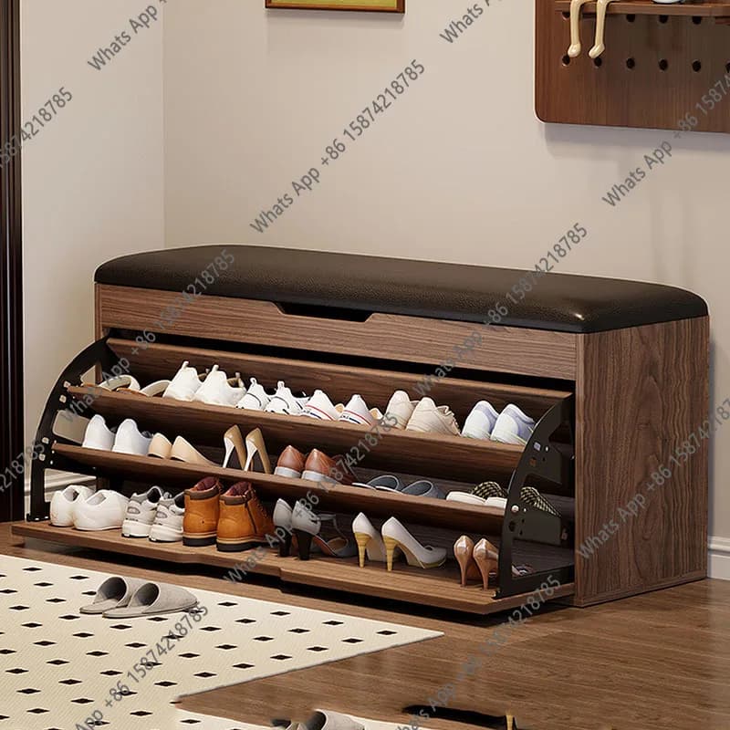 Organizzatore a C per Scarpe, Espositore Verticale Moderno, Mobile di Lusso per Scarpe, Armadietto per Pantofole, Arredamento per Ingresso