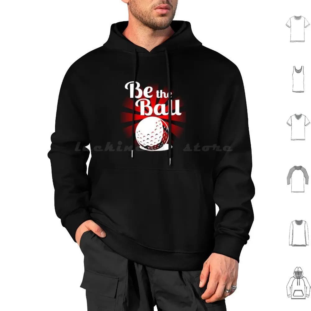 Felpe con cappuccio Caddyshack Be The Ball a maniche lunghe Caddyshack Golf Funny Comedy Bushwood Movie Chevy Chase Classic 80s Caddy