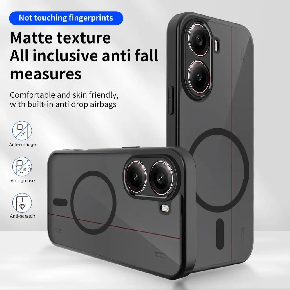 Xiaomi Poco X8 Pro Max/X8 Pro Poco M8 Pro/M8/F8 Ultra/F8 Pro, magnetic rear cover for wireless charging
