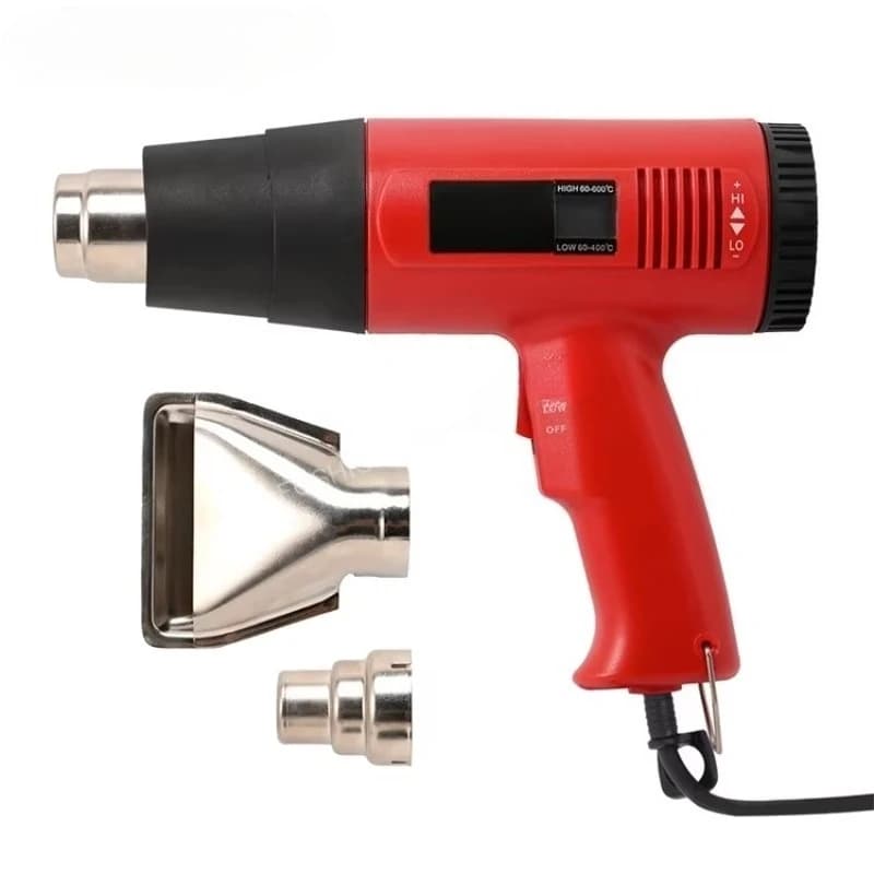 Pistola ad aria calda con avvolgimento termoretraibile per saldatura elettronica riscaldata