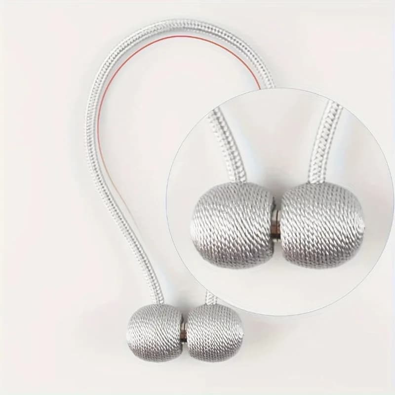 2 Pezzi/Coppia Fermatende Magnetici, Fermatende a Forma di Auricolare, Accessori per Tende da Doccia e Bagno