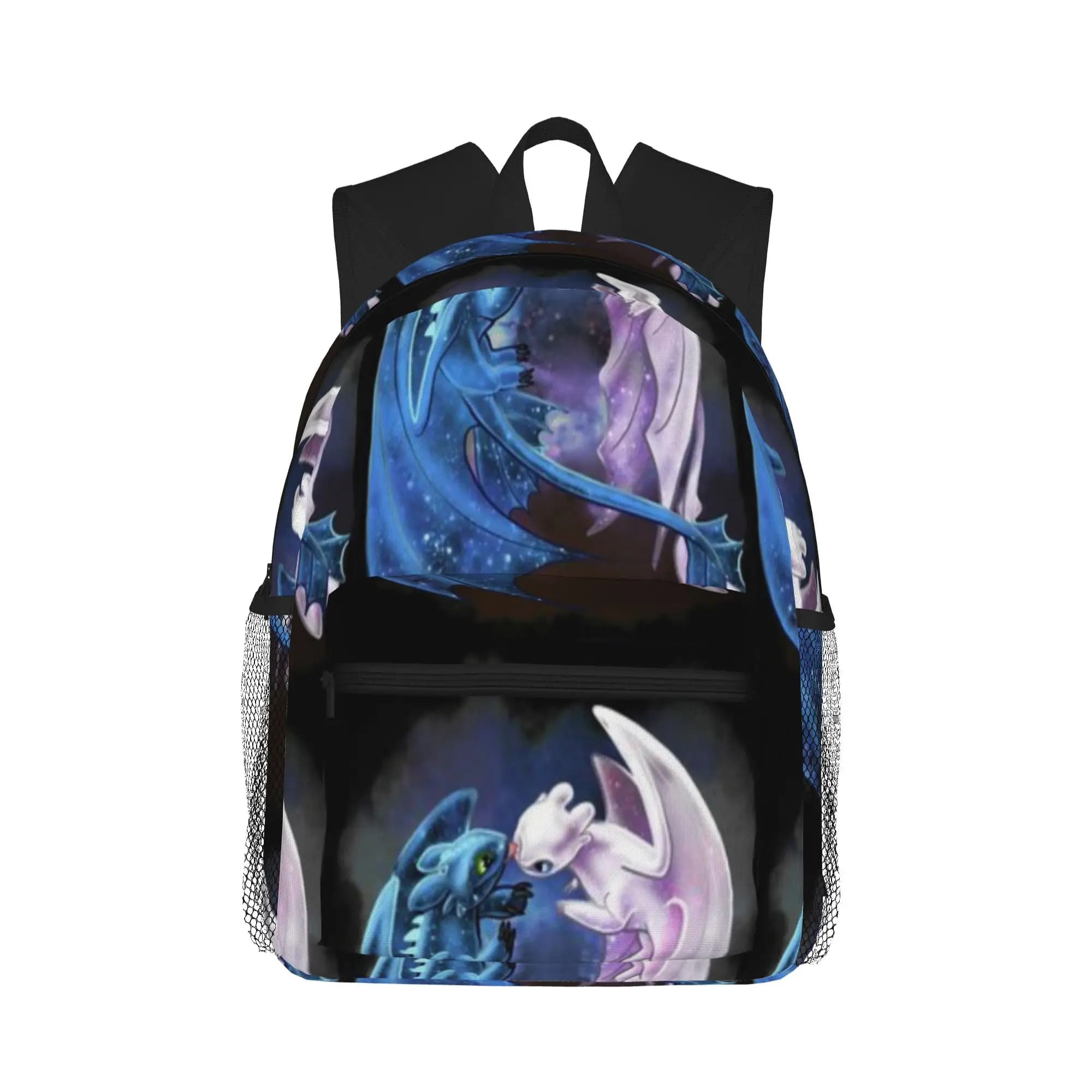 Dragon Heart - Starry Dragons - Toothless e Light Fury Zaino casual per studenti e adulti