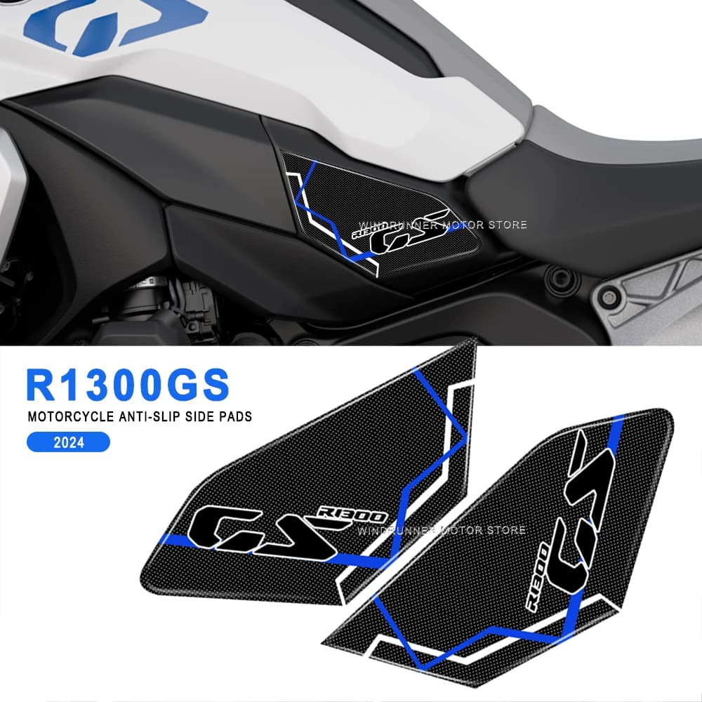 2024 Adesivi laterali antiscivolo per moto Adesivo impermeabile in resina epossidica 3D PER R1300GS R 1300GS