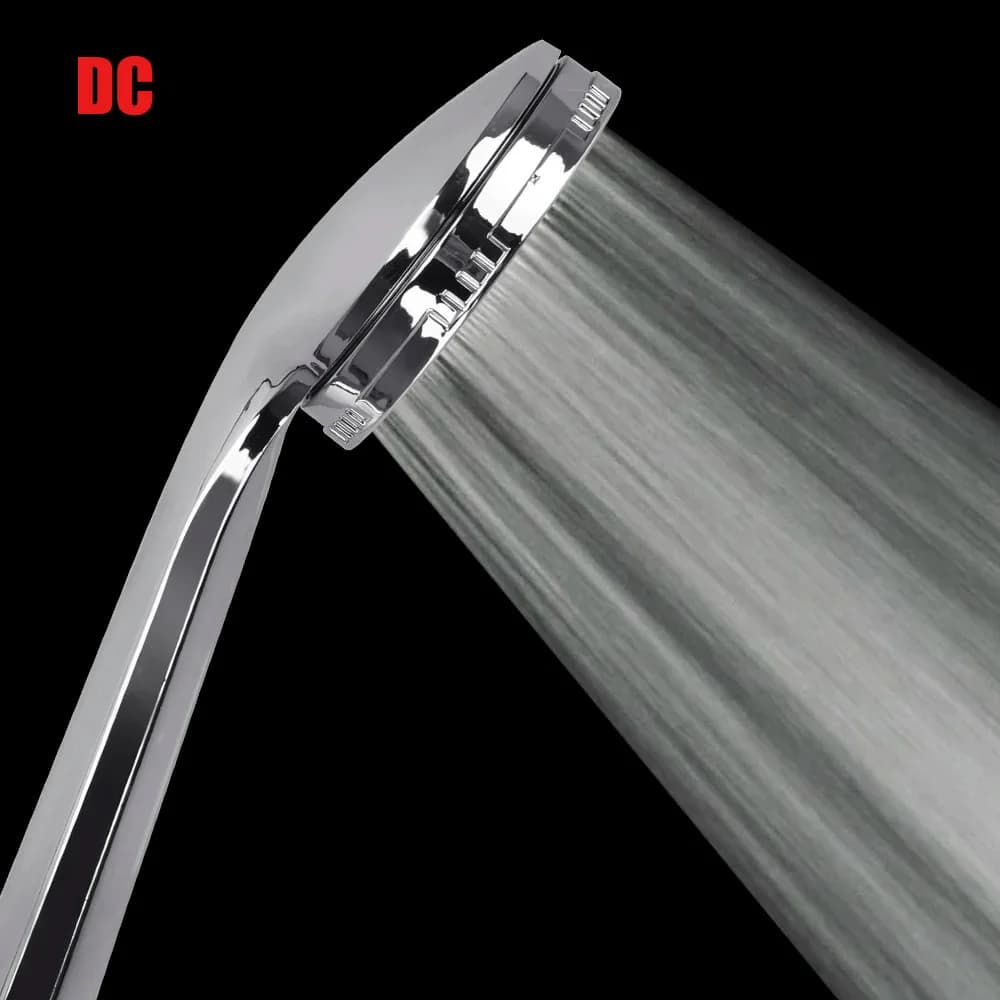 Soffione doccia da bagno cromato a pioggia 1pc Ugello spray a risparmio idrico Ugello pressurizzato di alta qualità Soffione doccia ad alta pressione