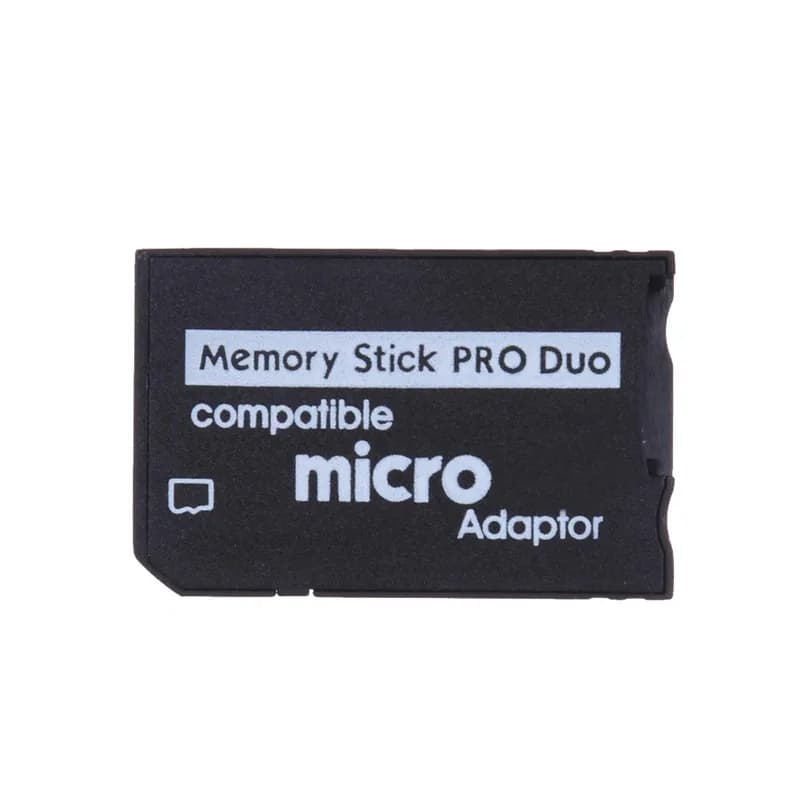 Adattatore per lettore di schede Memory Stick Pro Duo da 100 pezzi per PSP 1000/ 2000/ 3000 Convertitore adattatore per scheda Micro SD TF a MS Plug and Play