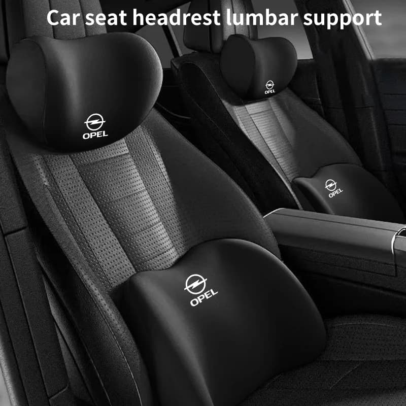 Car Headrest Neck Pillow Memory Foam Protective Lumbar Support For Opel Corsa Astra Insignia Vectra Zafira Meriva Mokka Vivaro