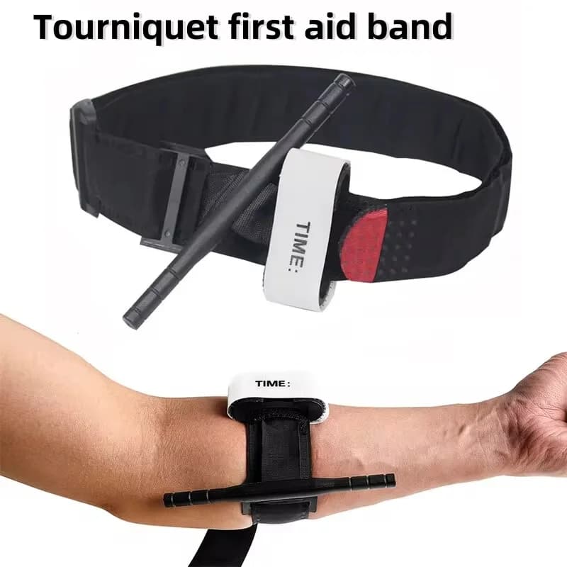 BOOIU 95 cm Laccio emostatico Kit di pronto soccorso Protezione di sicurezza Kit di attrezzature da campeggio Tattiche Forniture protettive militari per esterni