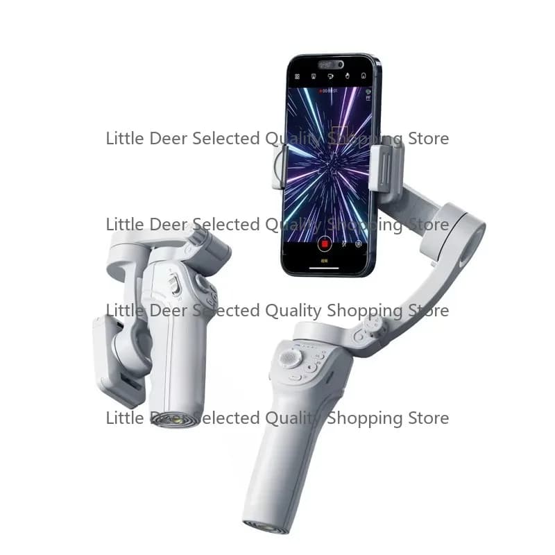 Asta Selfie AI Bestseller con Rotazione a 360°, Tracciamento Automatico del Viso, Stabilizzatore Gimbal a 3 Assi per Telefono Cellulare