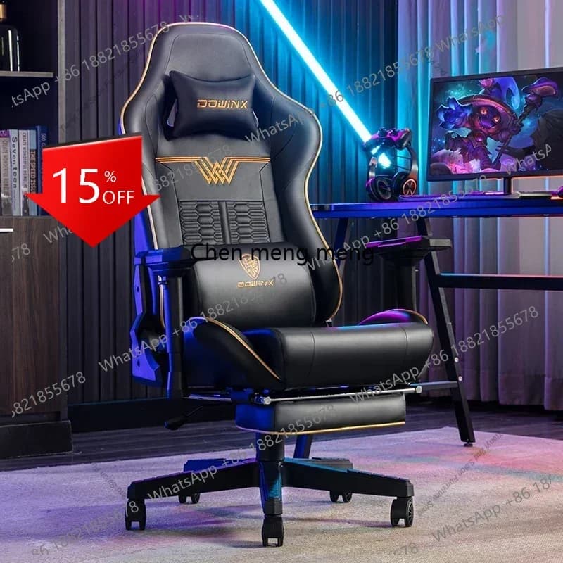 Sedia da Gaming Ergonomica A139, Sedia da Ufficio per Casa e Camera da Letto, Comfort per Sedute Prolungate, Chaise de Bureau