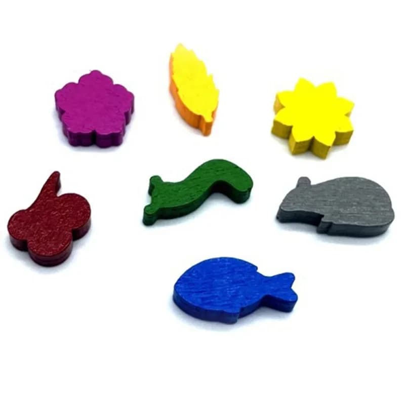 10 pz/set Mini Marchio di Colore in Legno Puntelli di Gioco Fai da Te Accessori per Giochi da Tavolo per Scacchi in Legno