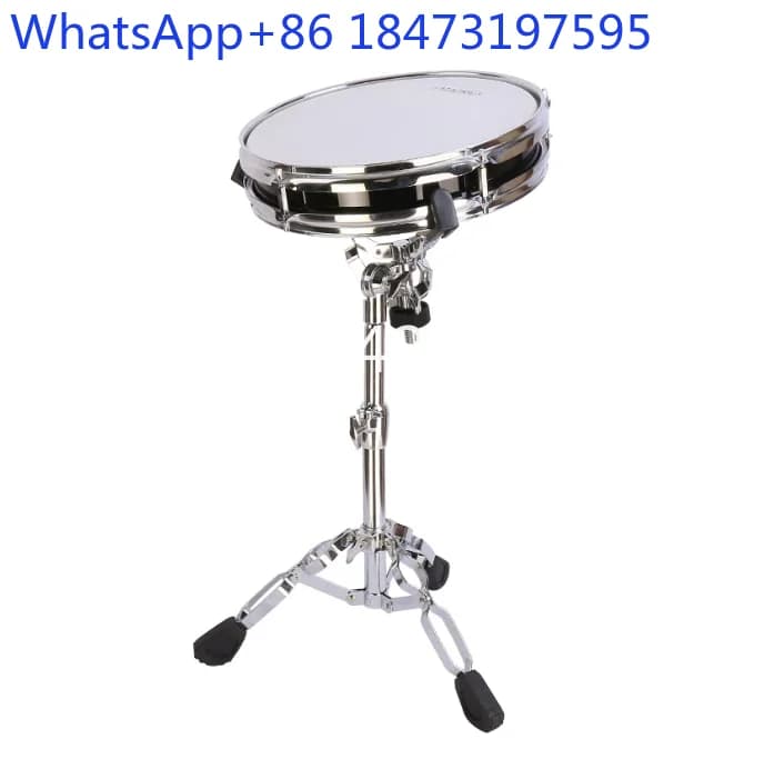New 12 Inch Silent Drum Practice Pad Set, Double Sided Strike Pad with Real Drum Feel for Kids Beginners