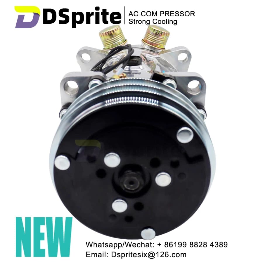 U6629 U4514 SD508 508 Sanden SD5h14 Compressore CA 4509 6629 6669 U4509 SD-508 7 GROOVE SERPENTINE CINGHIA 5H14 12V/24V 0 sol