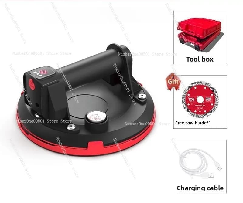 Ventosa elettrica a vuoto per piastrelle Gonfiaggio automatico Sollevatore per vetro resistente