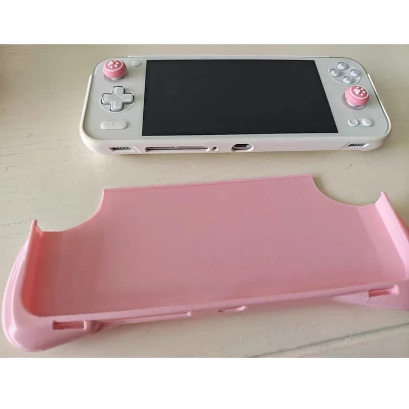 Per impugnatura controller stampata in 3D Ayaneo Pocket S - Custodia portatile ergonomica rosa/bianca