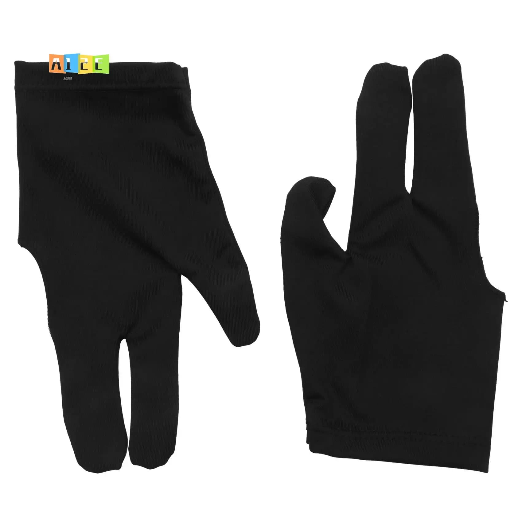 Guanti da biliardo A12E-10Pcs, 3 dita, per mano sinistra e destra, guanti da snooker e biliardo